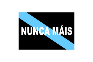 [Galician 'Nunca Máis' Flag (Galicia, Spain)]